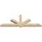 Ekena Millwork Kennewick Rough Sawn Timber Gable Bracket, Douglas Fir, 108"W x 40"H x 6"D x 6"F, 9/12 Pitch GBW108X40X0606KEN00RDF - alternate 2